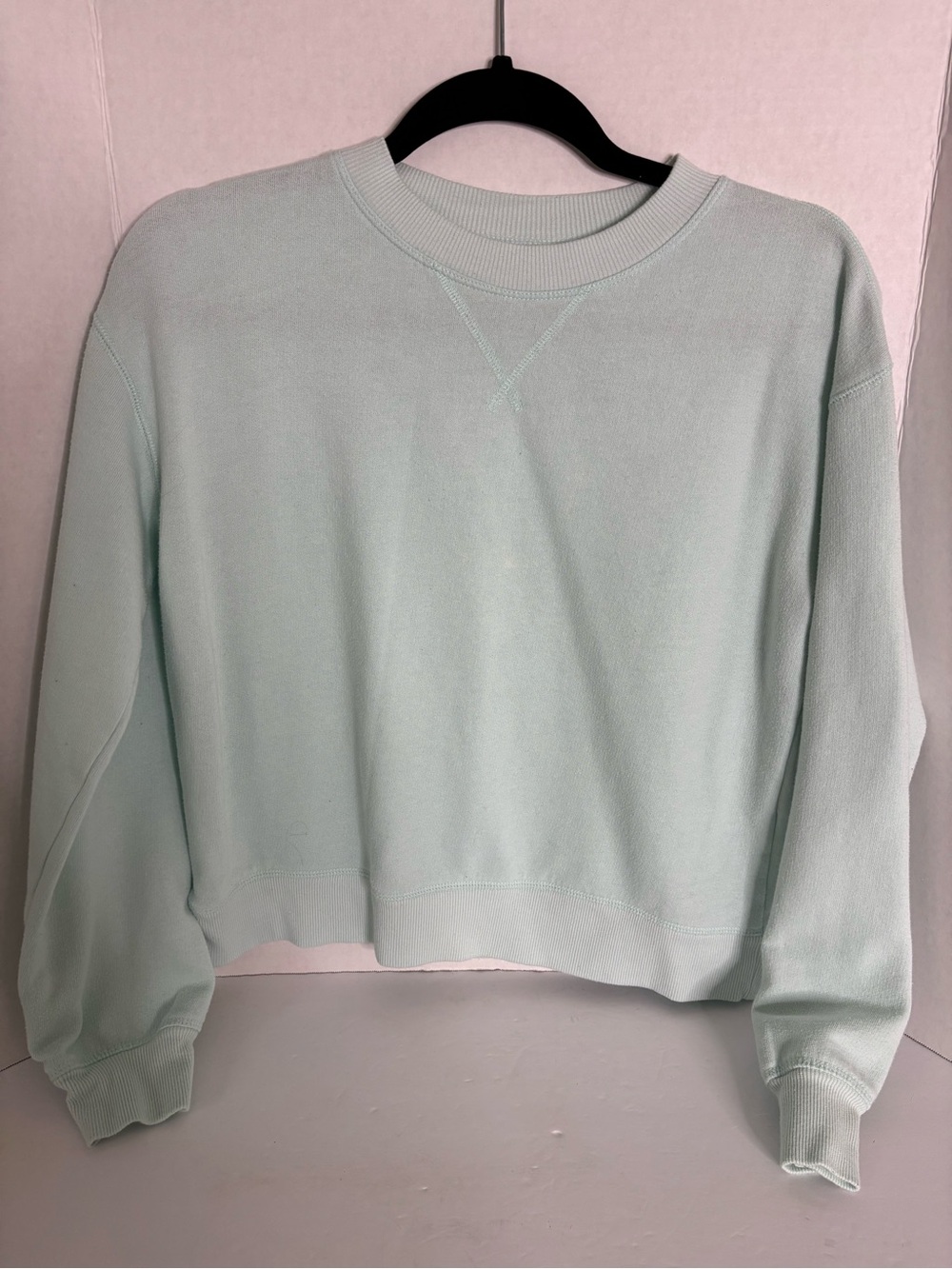 SO Pale Mint Crewneck Pullover